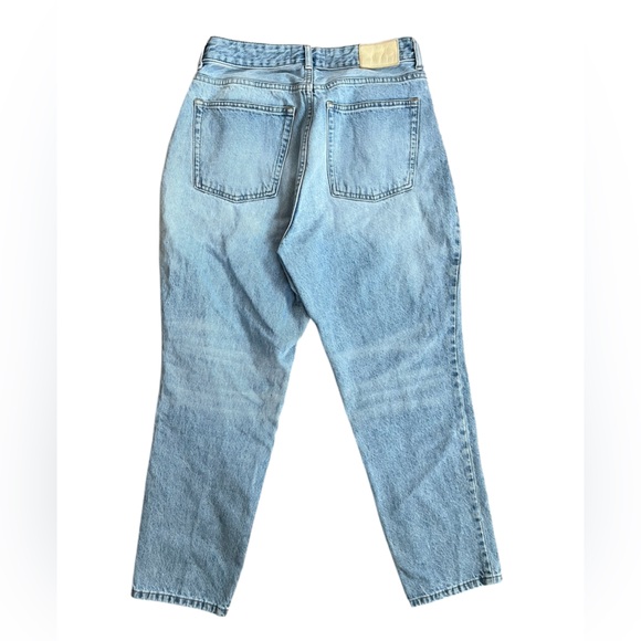 Everlane Sky Blue The Curvy 90s Cheeky Straight Jean High-Rise Cute Jeans - Picture 6 of 12